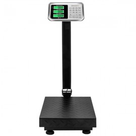 100KG/220lbs LCD Display Personal Floor Postal Platform Scale Black
