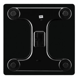 LEADZM 180Kg/50g  11" Personal Weighing Bathroom Scale Black&Silver