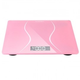 LEADZM 180Kg Slim Waist Pattern Personal Scale Pink