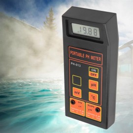 Portable 3-In-1 PH/mV/Thermometer Water Tester PH Monitor (With PH and Temp Electrodes)
