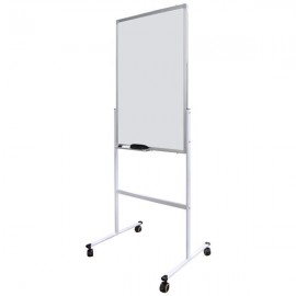 HV2613 Mobile Double-sided Whiteboard 60 * 90cm Horizontal and Vertical Adjustable