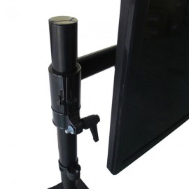 YS-D28C Adjustable Arms Desk Mount Clamp Table installation Black