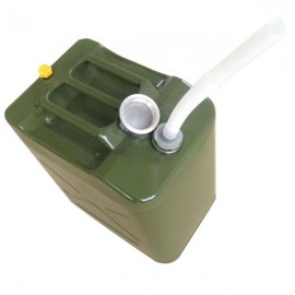 [US-W]20L US Standard Cold-rolled Plate Petrol Diesel Can Gasoline Bucket with Oil Pipe Army Green