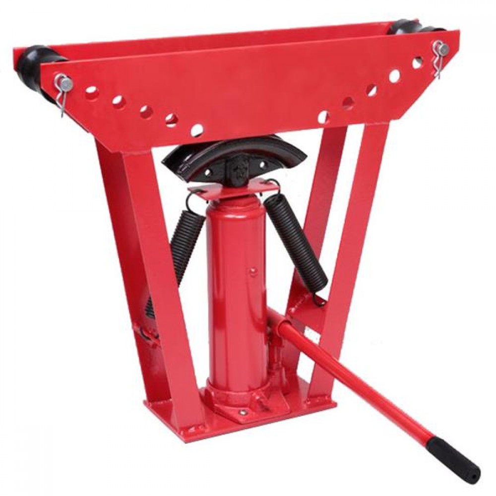 12 Ton Heavy Type Hand-hydraulic Pipe Bender with 6 Dies Red