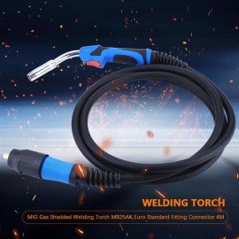 MIG Gas Shielded Welding Torch MB25AK Euro Standard Fitting Connector 4M