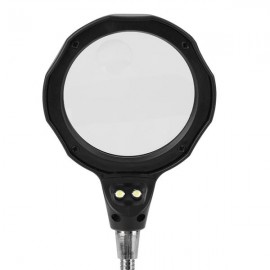 Helping Hand Auxiliary Clip Magnifying Soldering Iron Lens Magnifier LED Light Stand